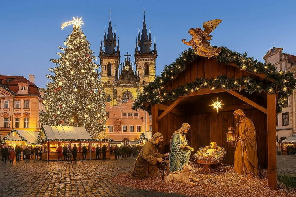 Prague : Visite guidée de Noël + entrée au Monastère Minorite