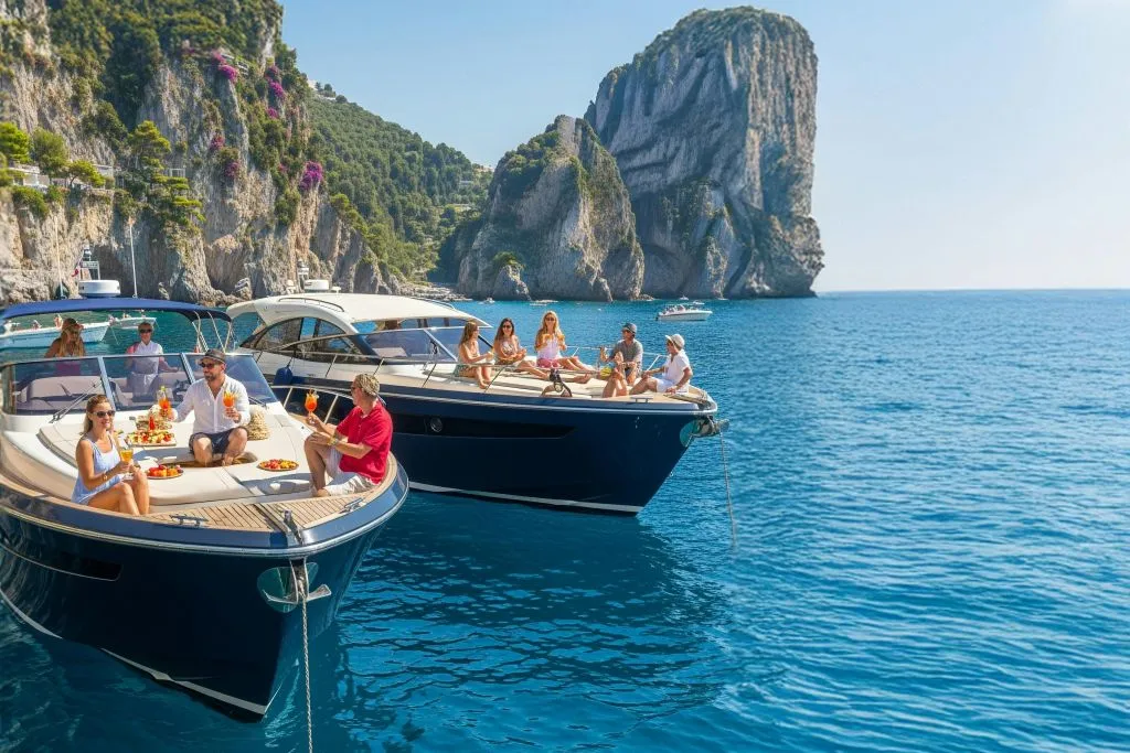 Capri: tour guidato in barca + bevande + snorkeling