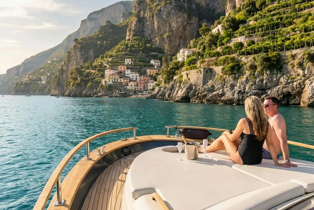 Capri: Tour guidato in barca + Brunch + Bevande + Snorkeling