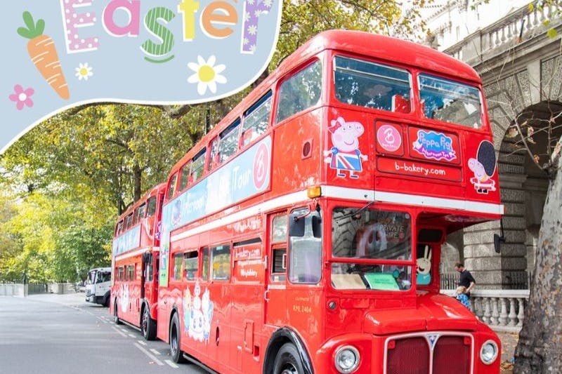 London: Peppa Pig Afternoon Tea Sightseeing Bus Tour