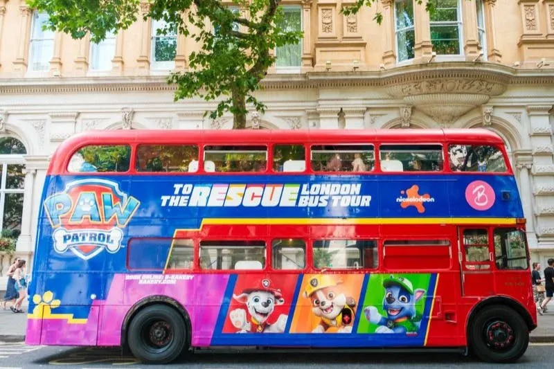 London: PAW Patrol Guided Afternoon Tea Bus Tour