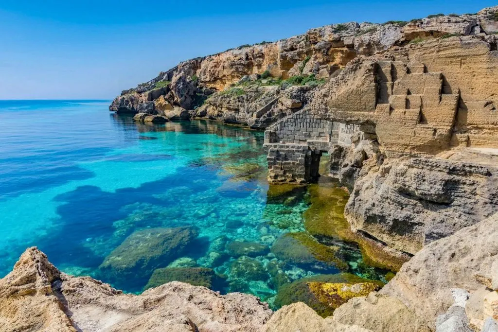 Favignana e Levanzo: Tour in barca da Trapani + Pranzo e aperitivo