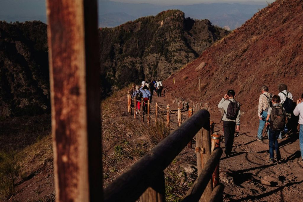Pompei e il Vesuvio: Tour in giornata da Roma + treno andata e ritorno