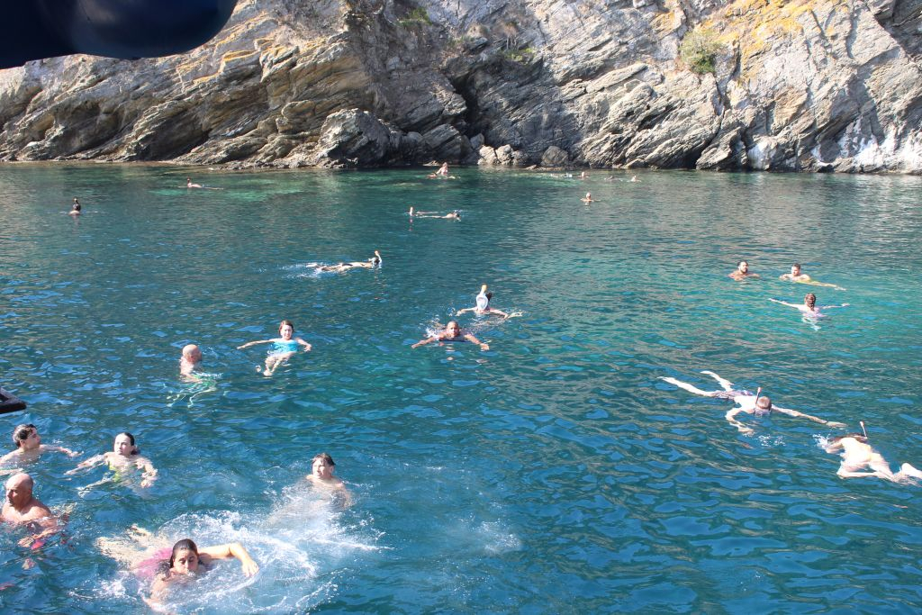 Excursion en bateau à fond de verre : Cap Norfeu + Baignade depuis Roses & Santa Margarita