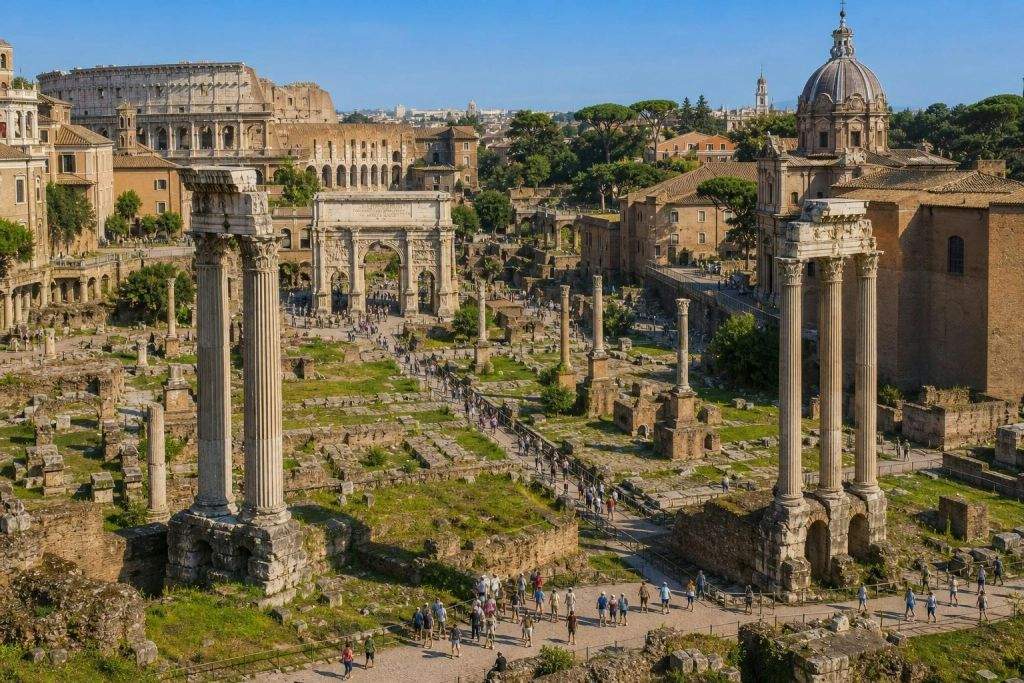 Colosseum, Forum & Palatine Hill + Audio Guide