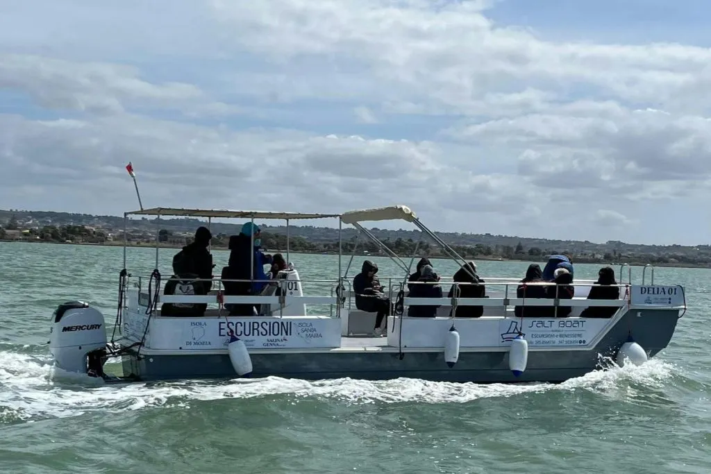Isola di Mozia: Trasferimento in barca di andata e ritorno da Marsala + Biglietto d'ingresso