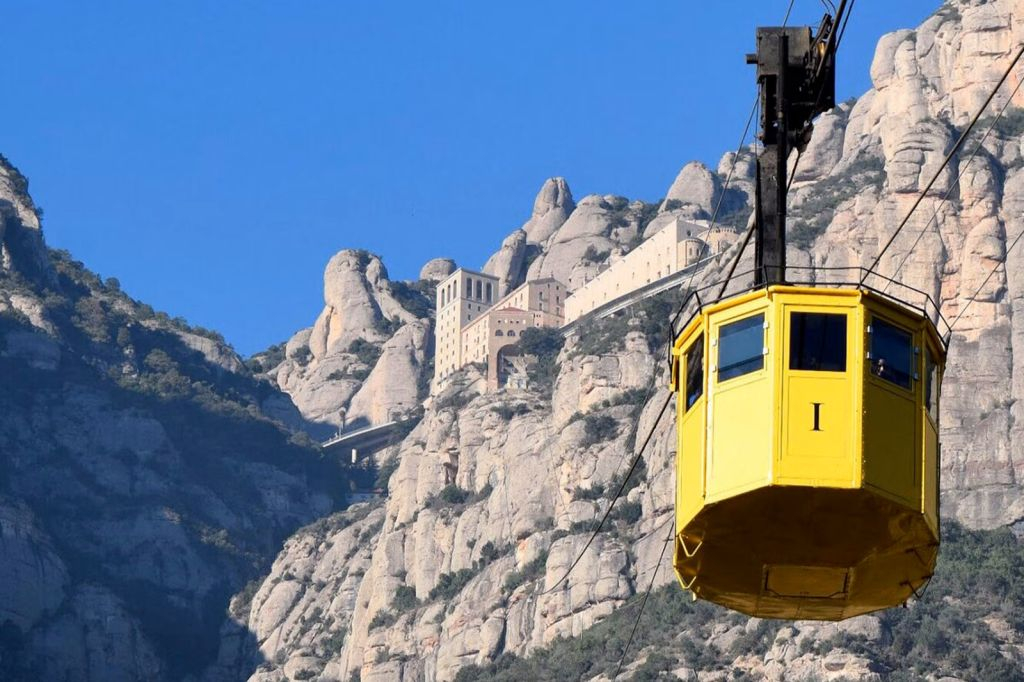 Teleférico Montserrat: Viagem de descida