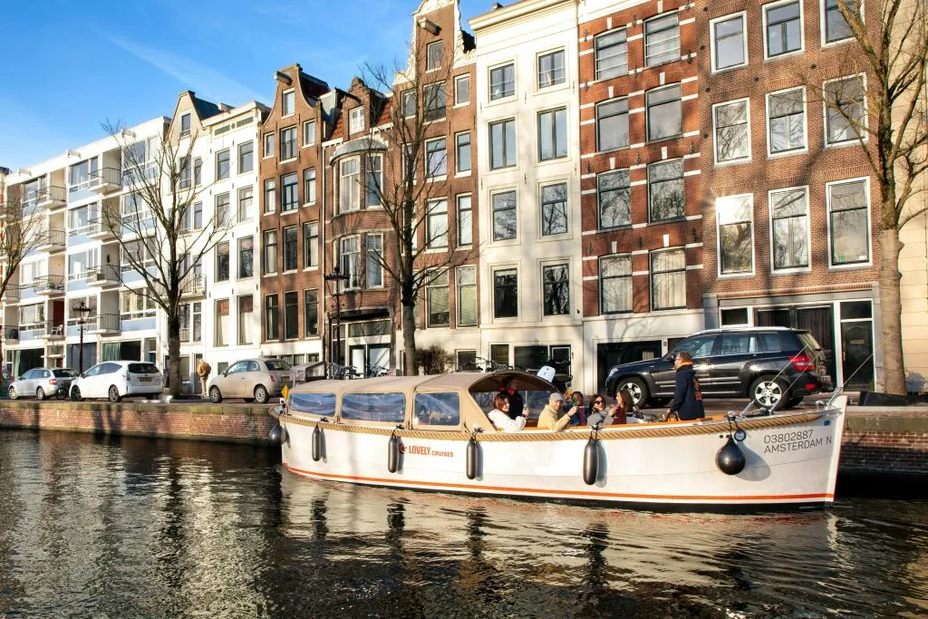 Amsterdam: Crucero de lujo en barco abierto