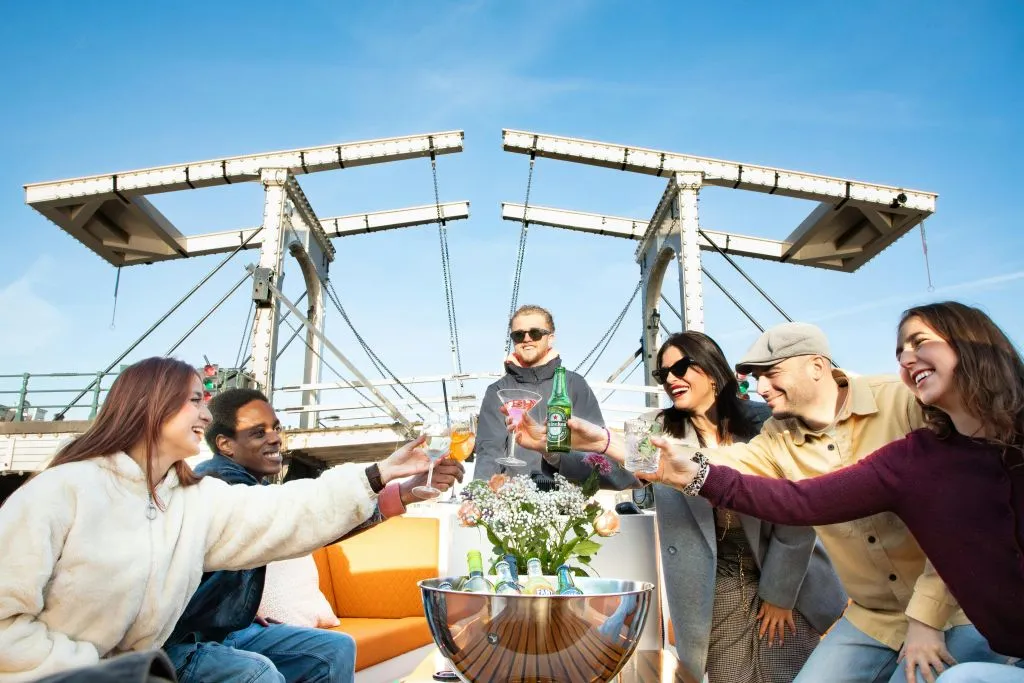 Amsterdam: Crucero de lujo en barco abierto