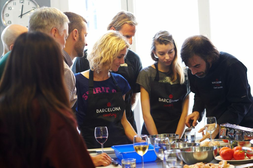 Barcelona Paella Cooking Class + La Boqueria Market Tour