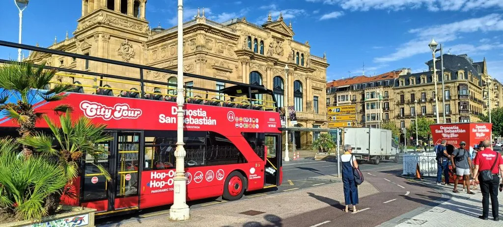 Bus turístico de San Sebastián