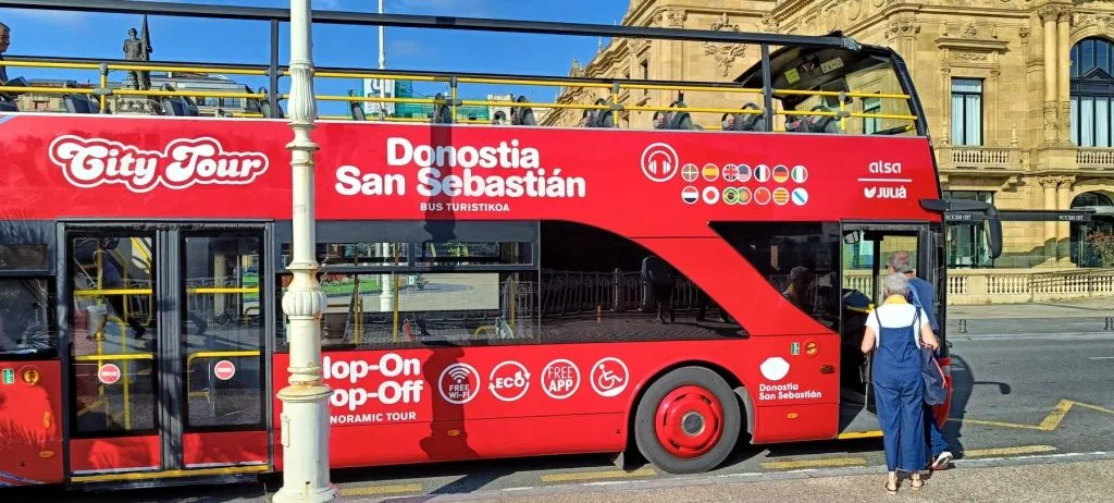 Bus turístico de San Sebastián