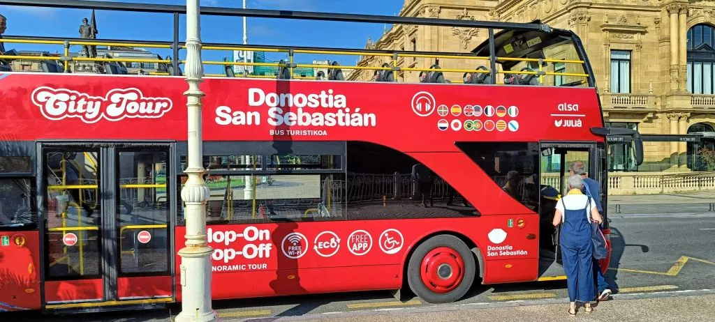 Bus turístico de San Sebastián