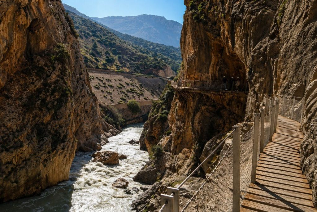 Caminito del Rey: Tour guiado + Transporte de ida y vuelta