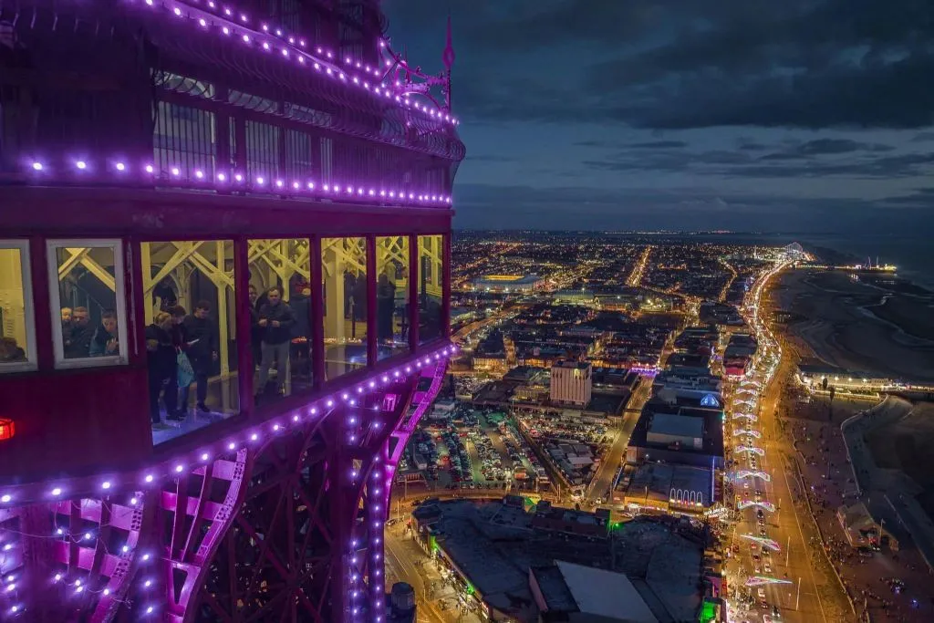 The Blackpool Tower: Tower Top Entry Ticket + 4D Cinema