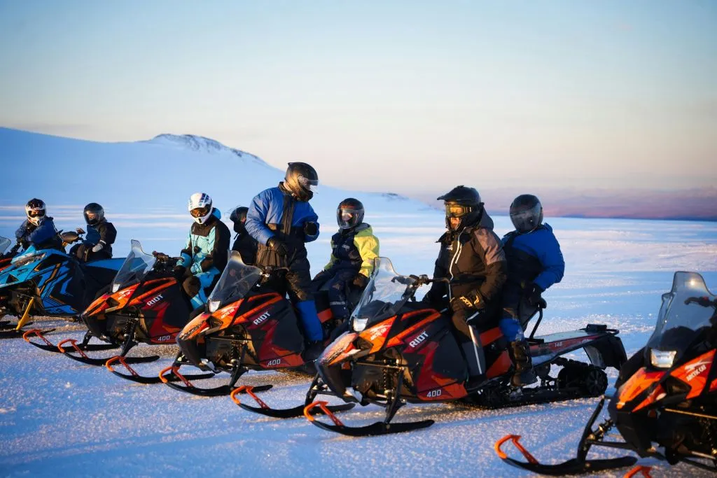 Langjökull Glacier: Guided Snowmobile Experience + Pickup from Reykjavik