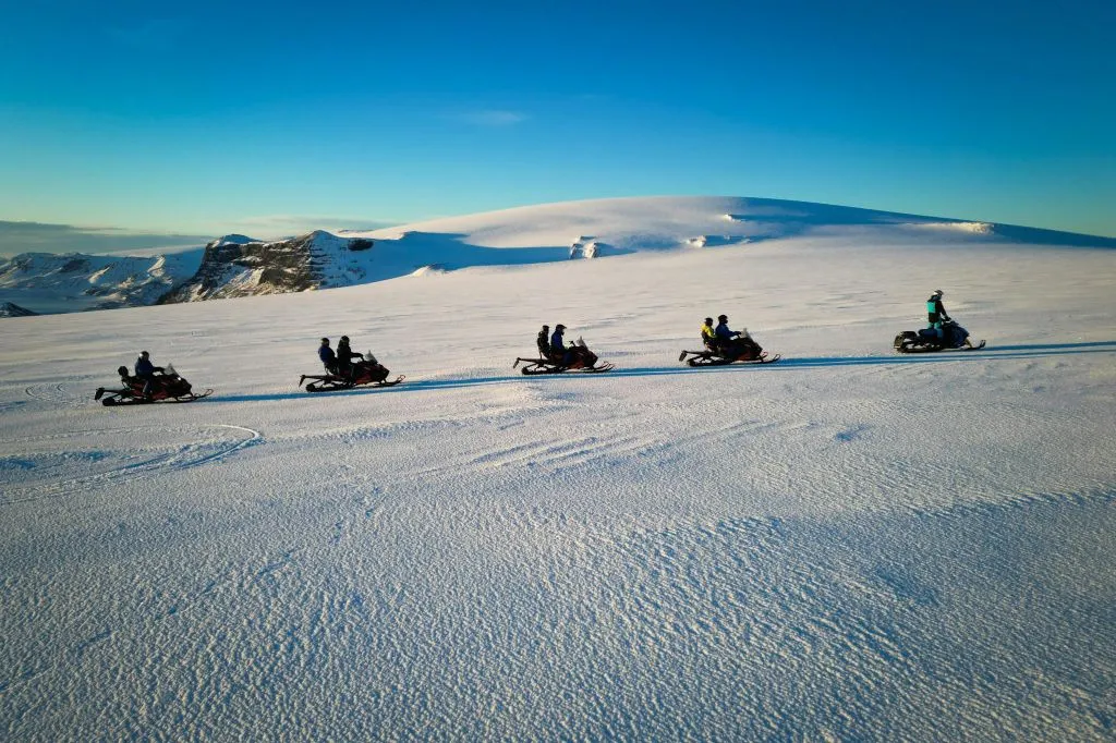 Langjökull Glacier: Guided Snowmobile Experience + Pickup from Reykjavik