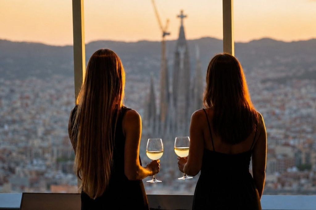 Mirador Torre Glòries: Cata de vinos guiada + audioguía