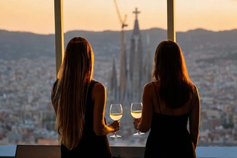 Mirador Torre Glòries: Cata de vinos guiada + audioguía