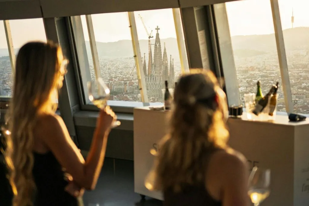 Mirador Torre Glòries: Cata de vinos guiada + audioguía