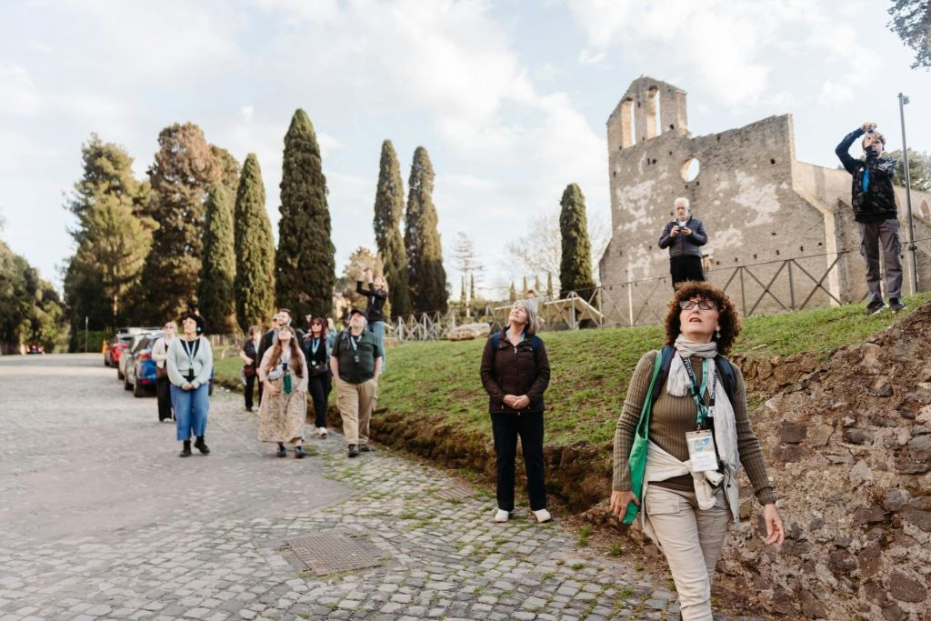 Catacombe romane, Via Appia e Colosseo: tour guidato + trasporto