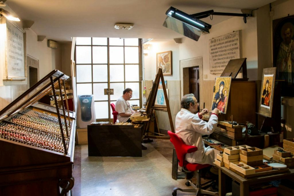 Laboratorio dei mosaici del Vaticano: tour guidato