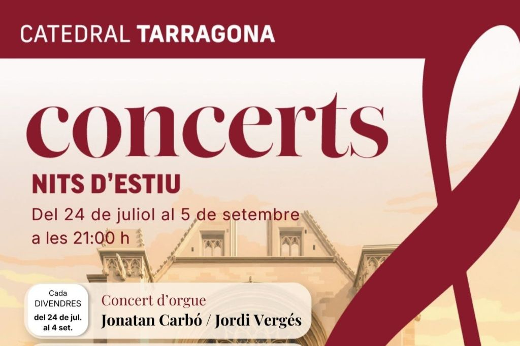 Catedral de Tarragona: Concierto de las noches de verano + una copa de cava