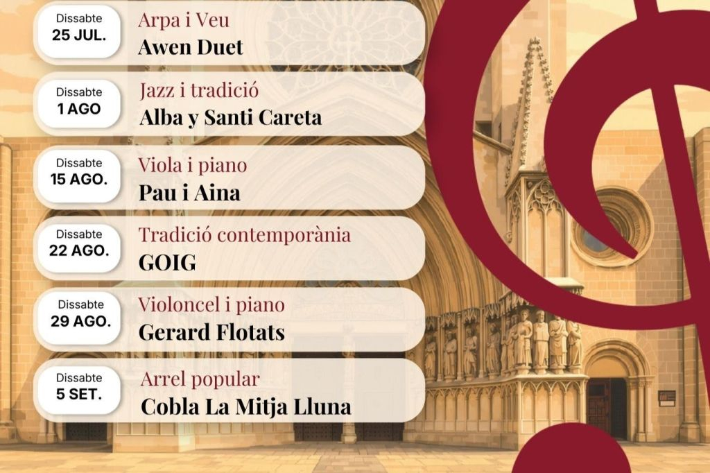 Catedral de Tarragona: Concierto de las noches de verano + una copa de cava