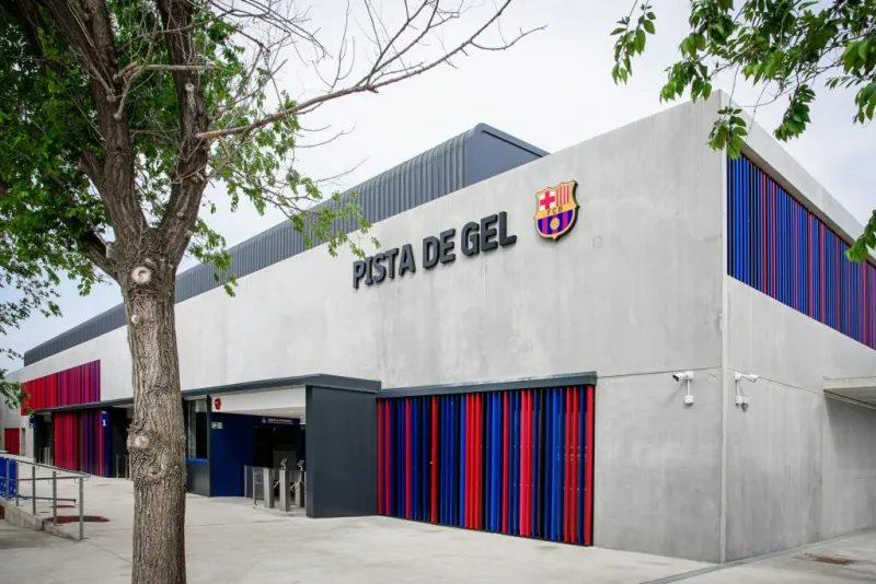 Pista de hielo del FC Barcelona: Entrada