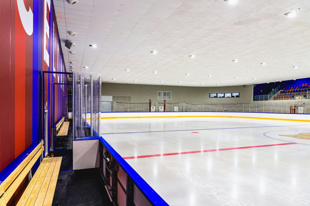 Pista de hielo del FC Barcelona: Entrada