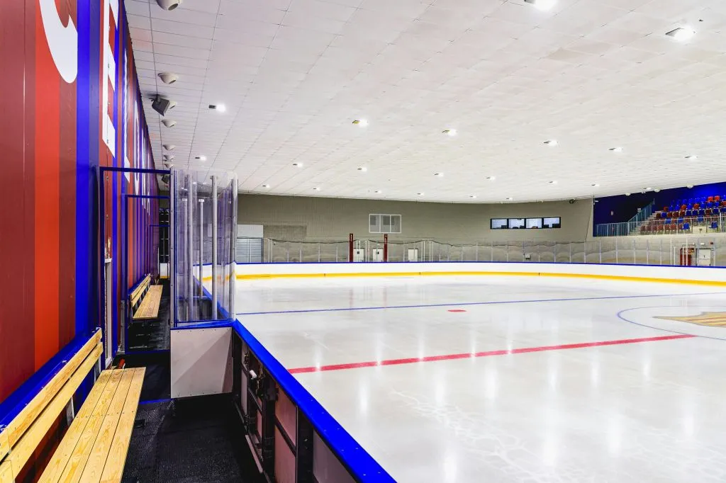 Pista de hielo del FC Barcelona: Entrada