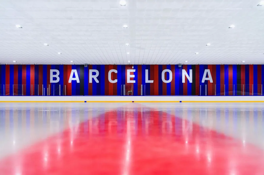 Pista de hielo del FC Barcelona: Entrada