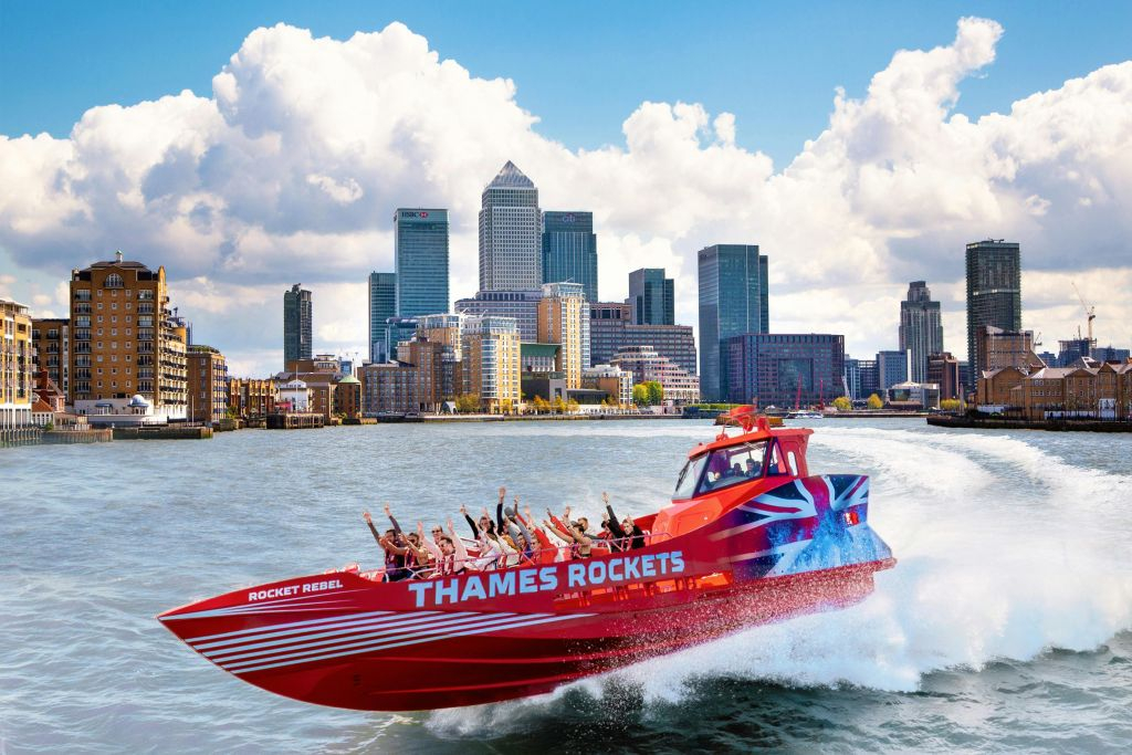 Londres: Passeio guiado de lancha por Thames Rockets