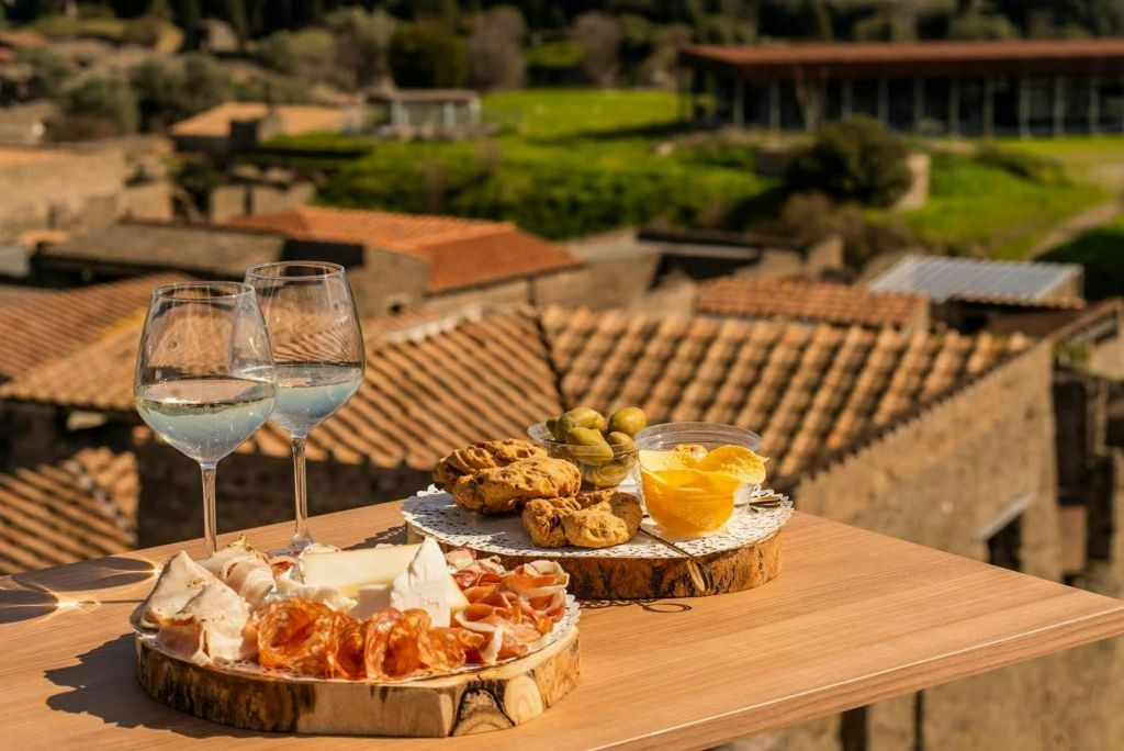 Pompei: Biglietto con accesso rapido + Tour guidato + Degustazione di vini
