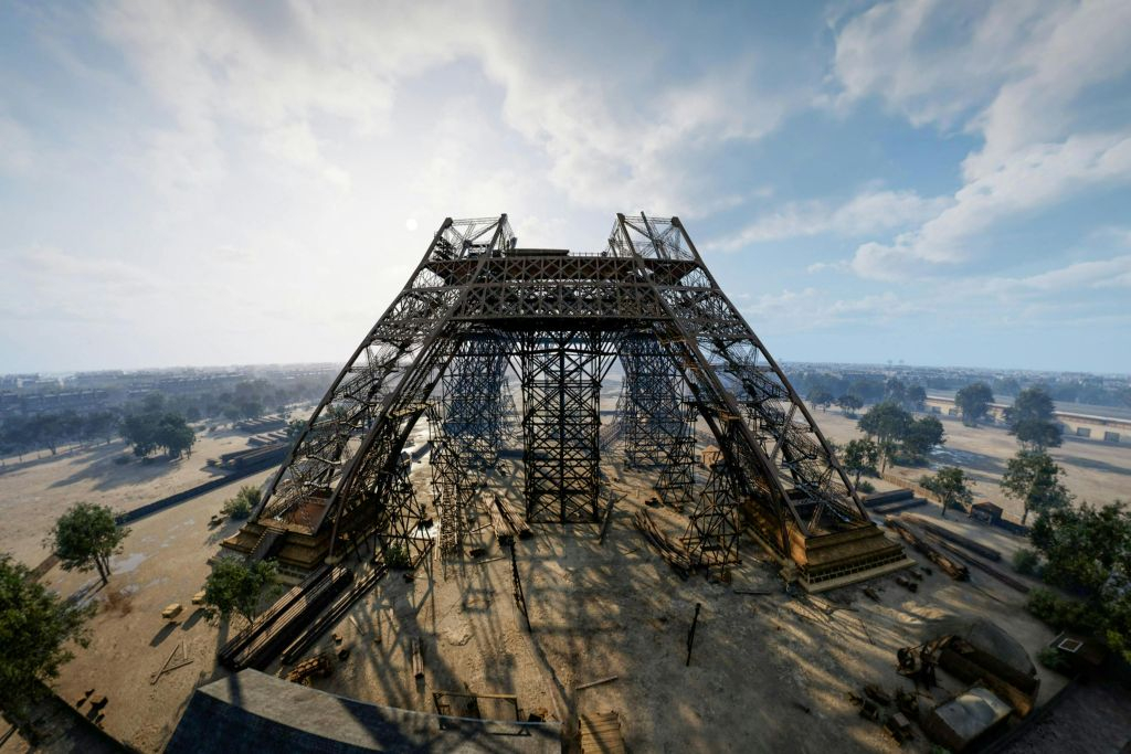 Tour Eiffel : Visite guidée en réalité virtuelle à pied