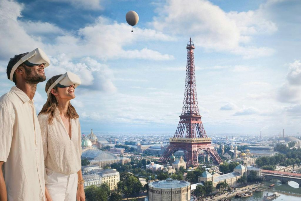 Tour Eiffel : Visite guidée en réalité virtuelle à pied