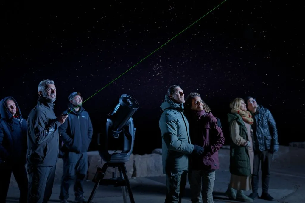 Observación de estrellas en el Teide