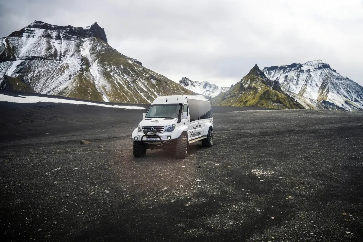 Katla Ice Cave: Small Group Guided Super Jeep Tour from Vík