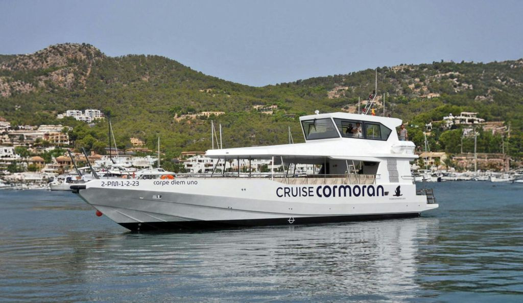 Santa Ponsa: Crucero y barco con fondo de cristal al Puerto de Andratx
