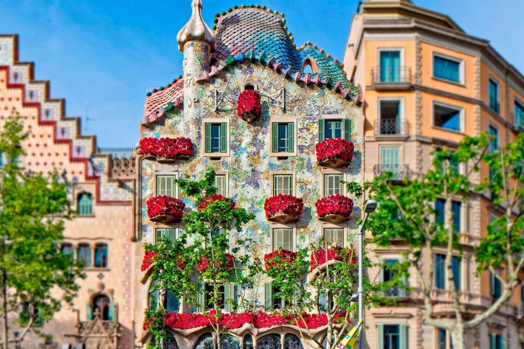 Barcellona e le opere d'arte di Gaudí Tour in autobus da Malgrat de Mar e Santa Susana