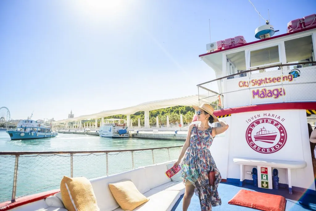 Tour en barco o catamarán por Málaga
