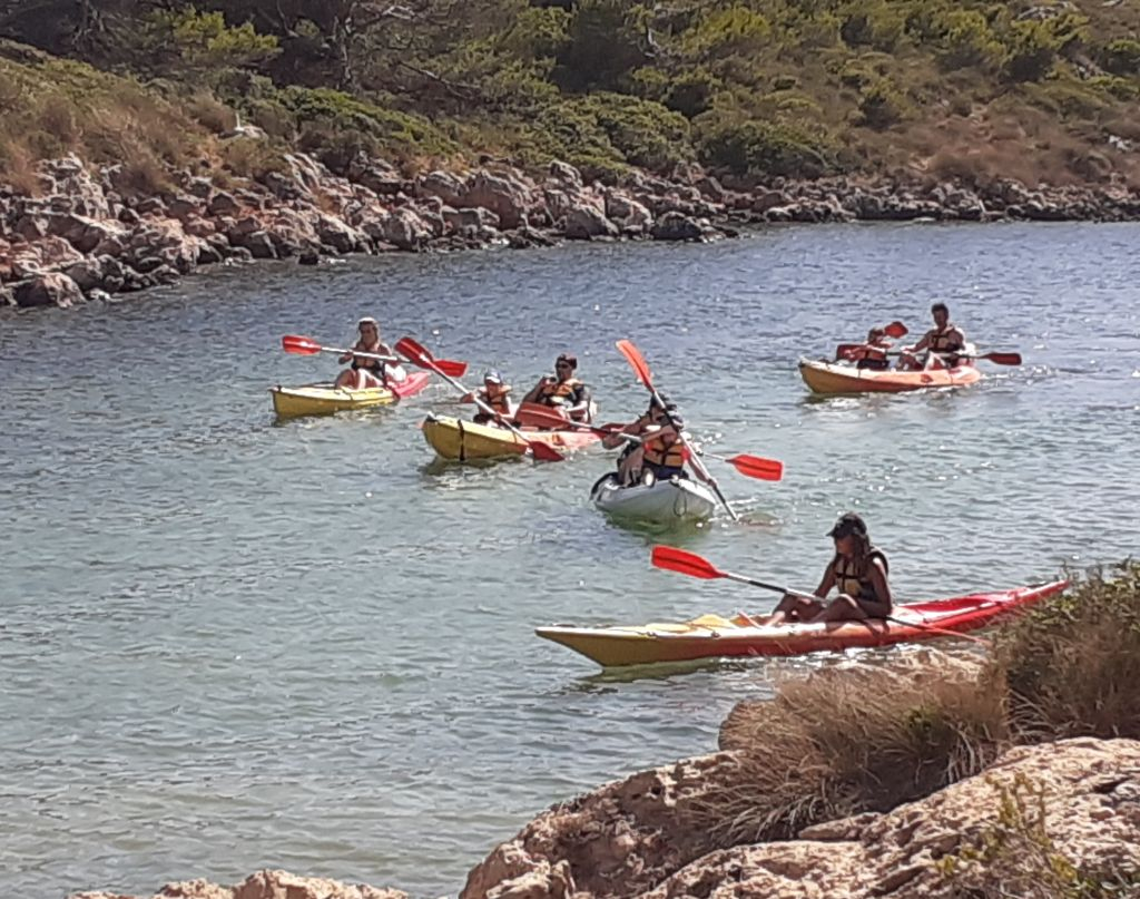 Excursión en kayak por la bahía de Fornells