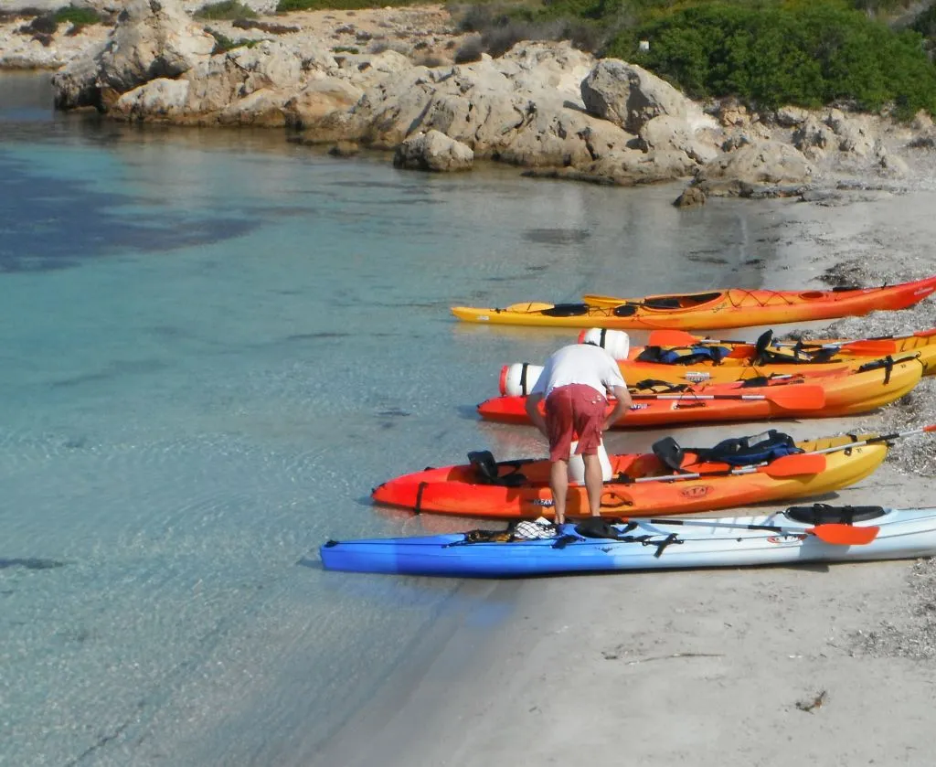 Excursión en kayak por la bahía de Fornells