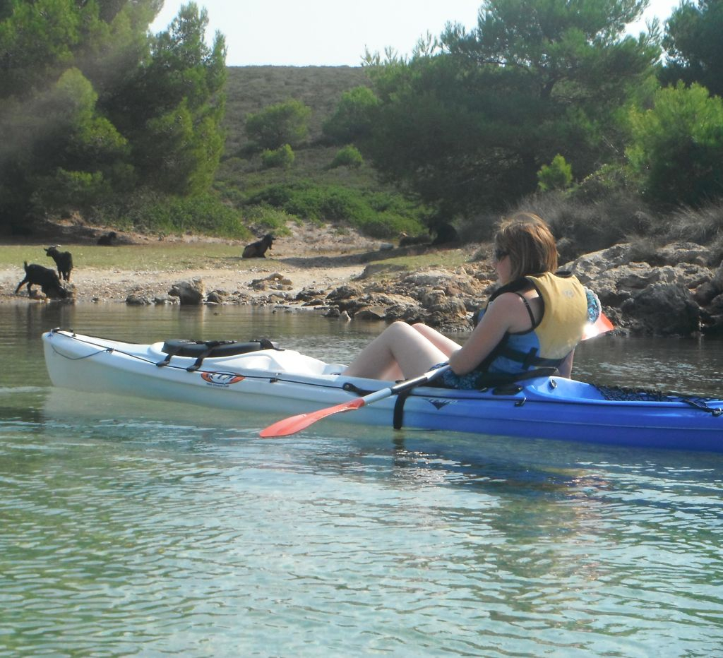 Excursión en kayak por la bahía de Fornells