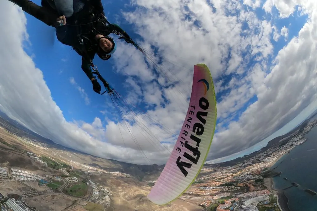 Tenerife: Vuelo en parapente de alto rendimiento
