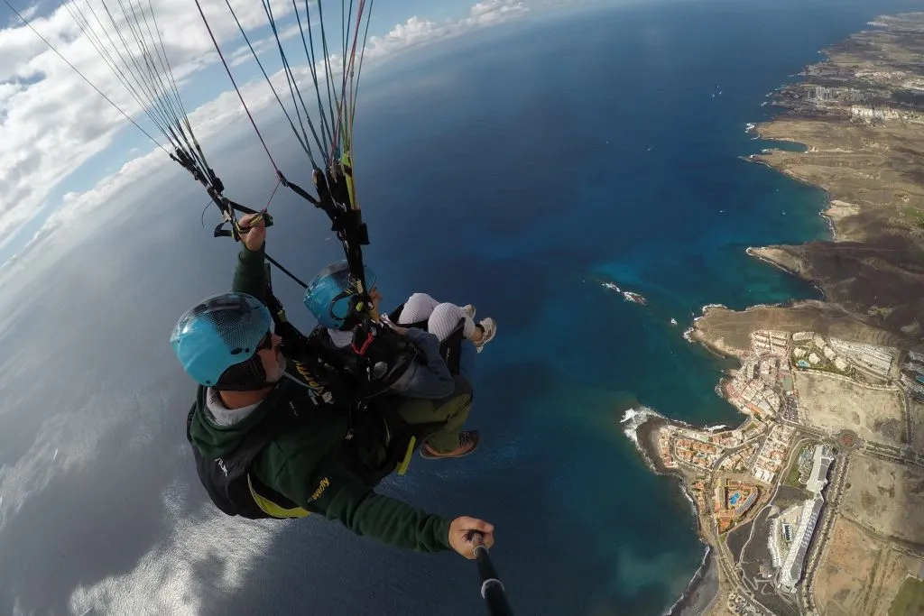Tenerife: Vuelo en parapente de alto rendimiento