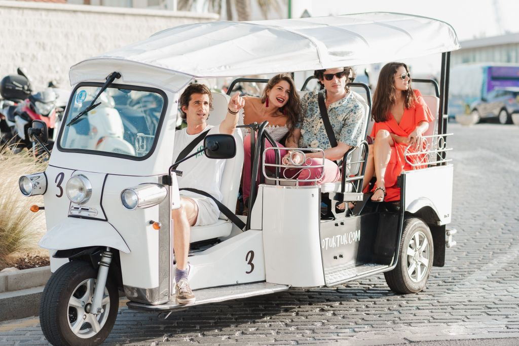 Recorrido en Tuk Tuk por Málaga