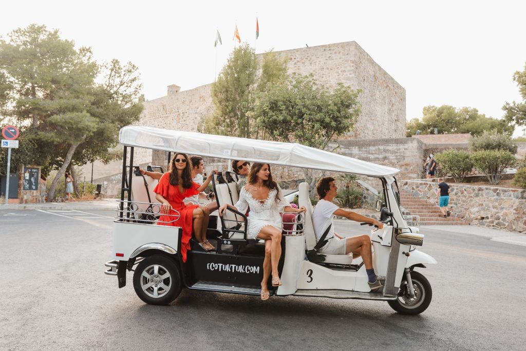Recorrido en Tuk Tuk por Málaga