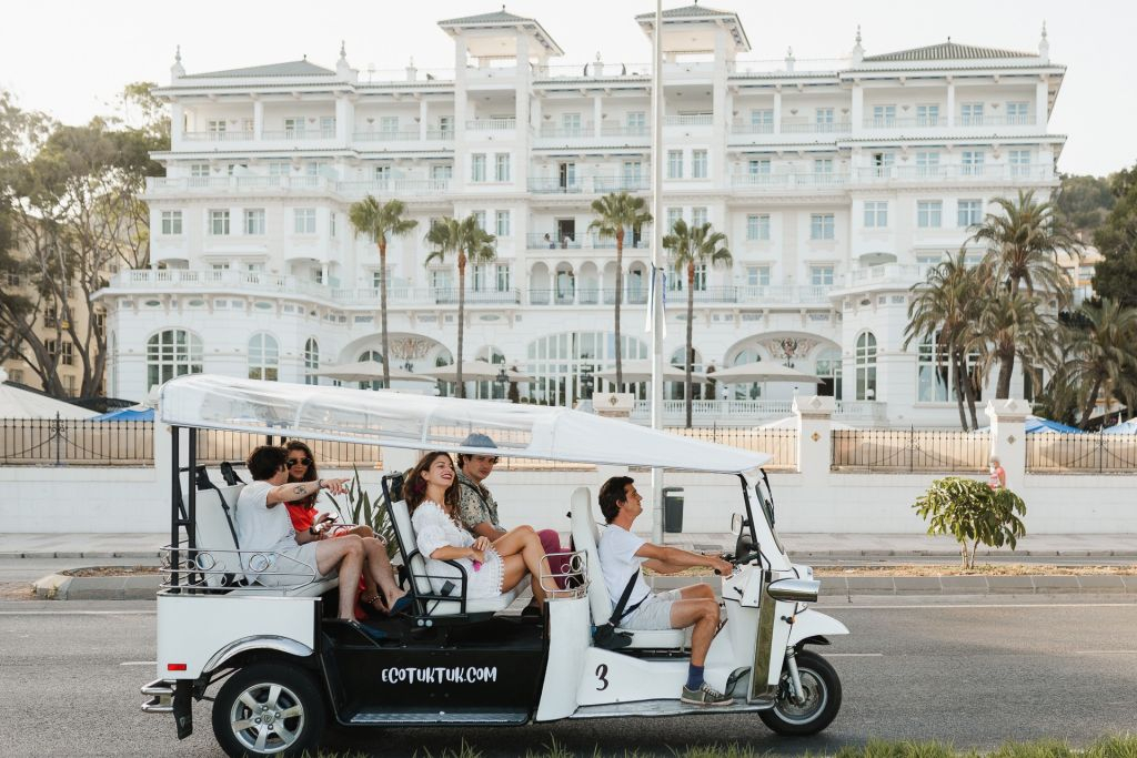 Recorrido en Tuk Tuk por Málaga