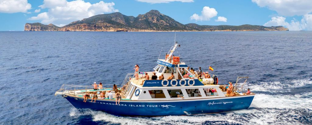 Santa Ponsa: Escursione in barca intorno all'Isola del Drago + Nuoto